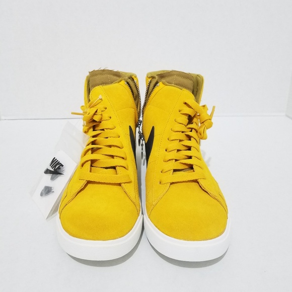 NEW NIKE WOMENS BLAZER MID REBEL BQ4022 700 YELLOW - Picture 5 of 6